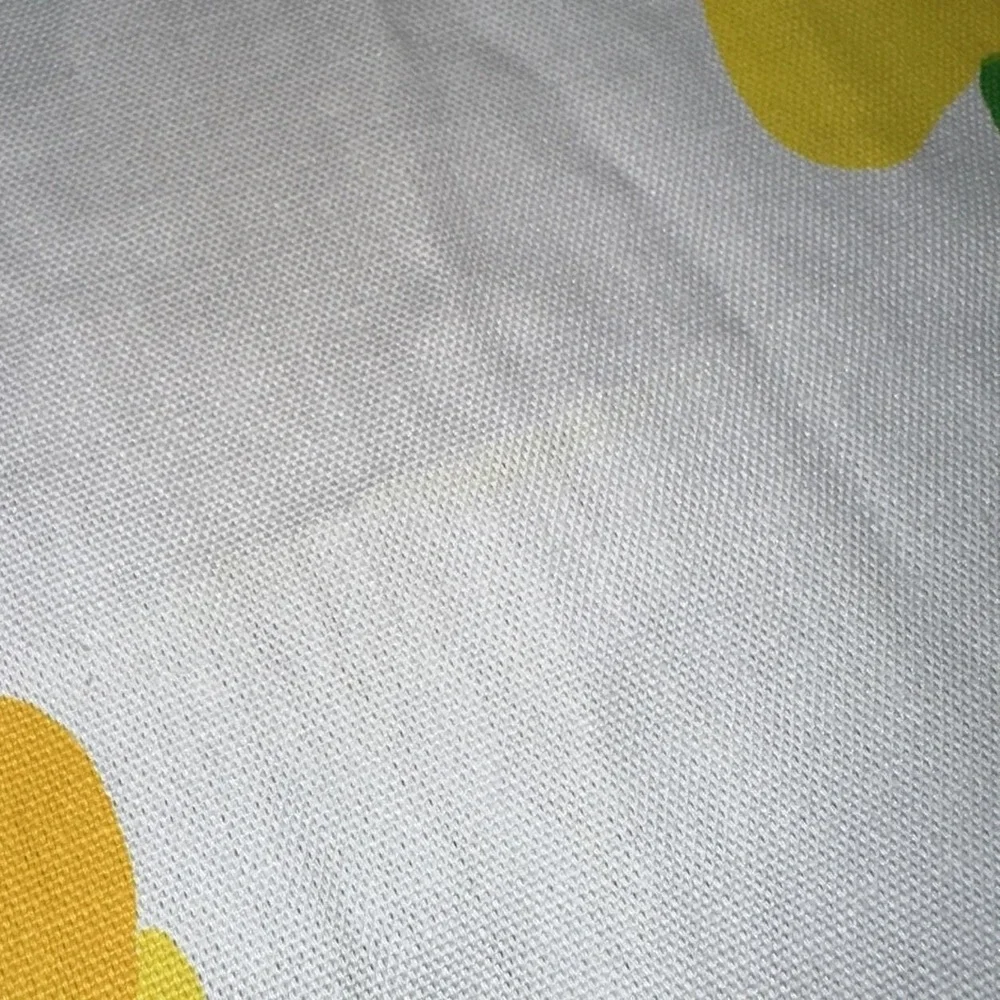 Vintage Marimekko Kitchen Fallani & Cohn Apron Yellow Floral Daffodil White USA